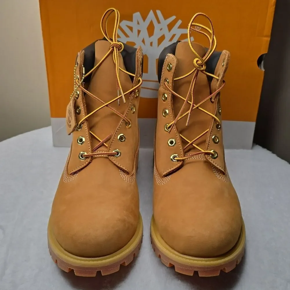 NIB Men's Timberland Premium 6-Inch Waterproof Boot Sz 13 Color: Wheat